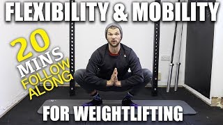 Flexibility amp Mobility For Weightlifting Workout  20mins [upl. by Allenrac]