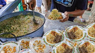 YG MAKAN SAMPAI GAK DAPAT TEMPAT DUDUK JUALAN CUMA 1 JAM LANGSUNG LUDES  Lontong Balap Cak Sul [upl. by Sillsby48]