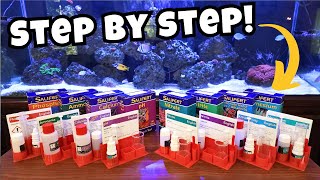 How to Accurately Test Your Saltwater Aquarium with Salifert Test Kits [upl. by Ardeen421]