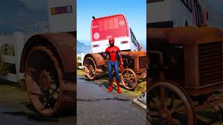 GTA5 IRON MAN SAVE BUS WITH DEFENDER gta5 shorts shortfeed viralshort [upl. by Leonore]