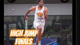 HBCU Caleb Snowden Advances to Final in HIGH JUMP [upl. by Ecyob]