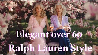 Elegant Fashion for Women Over 60 Embracing Timeless Ralph Lauren Style Ai [upl. by Sunshine648]