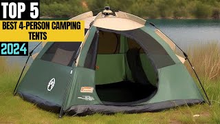 TOP 5 Best 4Person Camping Tents of 2024 [upl. by Lunneta488]