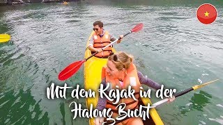 Mit dem Kajak durch die HALONG BUCHT • Vietnam [upl. by Avenej]