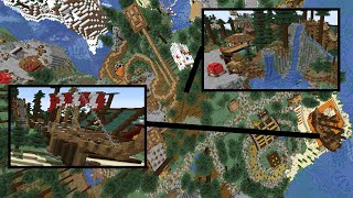 2 Deutsche Youtuber bauen einen kompletten Freizeitpark in Minecraft VANILLA [upl. by Reich731]