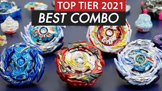 Top 5 BEST Beyblade Burst Combos of 2021  STRONGEST Beyblade Burst Sparking amp GT Parts [upl. by Arlyn]