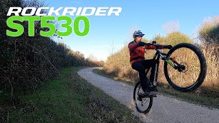 379€ MTB ROCKRIDER ST 530 TEST E RECENSIONE [upl. by Nrojb]