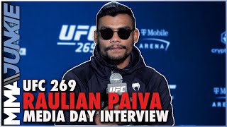 Raulian Paiva Dont bet your money on Sean OMalley  UFC269 media day [upl. by Notsnorb]