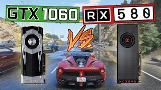 GTX 1060 vs RX 580  Gaming Comparison 4K 1440p amp 1080p [upl. by Nosraep]