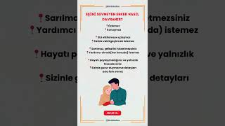 Eşini Sevmeyen Erkek Nasıl Davranır [upl. by Trina]