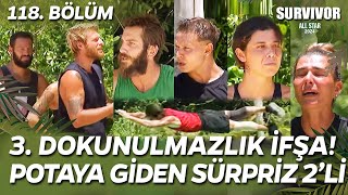 SURVIVOR 3 DOKUNULMAZLIK KAZANAN İFŞA POTAYA GİDEN İKİLİ ALL STAR 2024 118 BÖLÜM CANLI İZLE TV 8 [upl. by Eimyaj95]