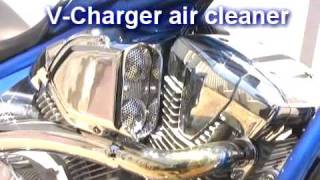 Honda Fury VCharger air cleaner intake [upl. by Jessalyn132]