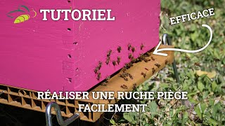 Réaliser une ruche piège pour capturer un essaim dabeilles  Tuto vidéo NATURAPI [upl. by Rehpotsirhcnhoj]