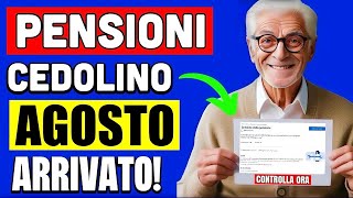 PENSIONI AGOSTO CEDOLINO ARRIVATO 👉 CONTROLLA SUBITO RIMBORSI 730 14ESIMA E TASSE 💻💰 [upl. by Lajib]