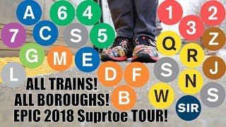 EVERY Train EVERY Borough  2018 [upl. by Sallee582]