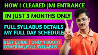 💯JMI ENTRANCE STRATEGY  JMI ENTRANCE GUIDE  JAMIA MILIA ISLAMIA ENTRANCE EXAM SYLLABUS jmi [upl. by Inkster]