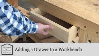 Making a Side Hung Drawer for my Roubo Workbench  Hand Tool Woodworking [upl. by Seaton372]