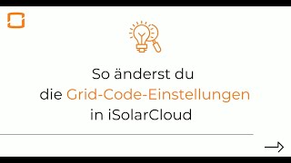 Sungrow TechTipp So änderst du Grid Code Einstellungen in iSolarCloud [upl. by Clarabelle128]