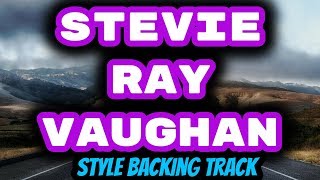 Stevie Ray Vaughan Style Backing Track in A Minor [upl. by Ellehc]