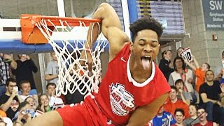 BEST Dunk Contest Of The Year CRAZY Dunks At HS Slam [upl. by Stokes]