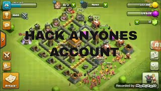 How to hack clash of clans account 2017 [upl. by Siuqramed]