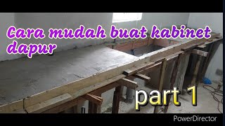 Cara Pasang kabinet sinki Cara Pasang kabinet dapurPart 1 pemasangan kabinet dapur [upl. by Remled]