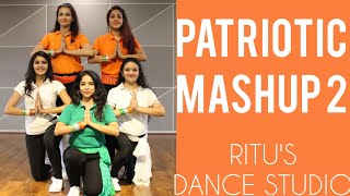 BEST PATRIOTIC DANCE ONE INDIA MASH UP 2 26 JANUARY RITUS DANCE STUDIO15 AUGUST DESHBHAKTI [upl. by Rella]