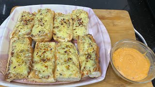 सिर्फ 5MIN में तवे पर गार्लिक ब्रेड ऐसा तरीका की रोज बनाओ  Cheese Garlic Bread Recipe Without Oven [upl. by Uhayile]