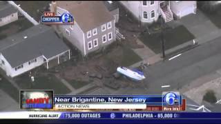 Hurricane Sandy Damage in Brigantine NJ [upl. by Niamrahc521]