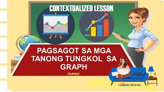 PAGSAGOT SA TANONG TUNGKOL SA GRAPH –CONTEXTUALIZED LESSON SA FILIPINO [upl. by Nerok242]