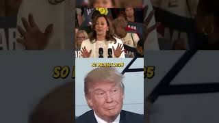 Kamala Harris interrupting by Trump supporters Trump kamala shorts august usa dailynews [upl. by Asim]