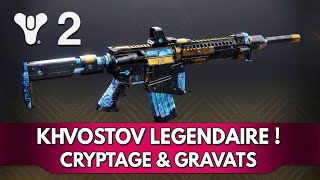 Destiny 2 Tuto FR  Khvostov Légendaire  Code de Cryptage Perdu amp Gravats [upl. by Chaffin]