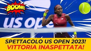 US open 2023 Femminile Vittoria sorprendente [upl. by Htiek650]