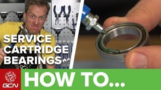 How To Service Cartridge Bearings On Your Road Bike [upl. by Nortad405]