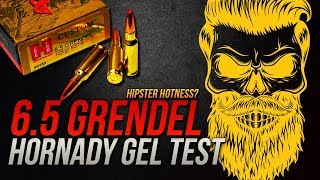 Hipster Hotness 65mm Grendel Hornady Custom 123gr SST Gel Test [upl. by Eisele]