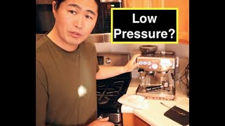 Low Pressure   Breville Barista Express [upl. by Ennaharas467]