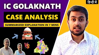 GOLAKNATH CASE  Summarized Explanation in Simple Language 🔥  Golaknath vs State of Punjab [upl. by Fiester]