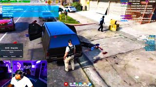 FANUM PLAYS GTA RP AS ACOP ON STREAMHILARIOUS😂 [upl. by Bibby226]