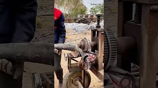 The process of splitting old cables to take out copper wires tools work shorts recycling [upl. by Olonam]