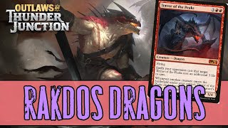 ПУСТЬ ВСЁ ГОРИТ  MTG Arena Rakdos Dragons Outlaws of Thunder Junction Standard DECK GUIDE [upl. by Kcolttam]