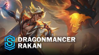 Dragonmancer Rakan Skin Spotlight  League of Legends [upl. by Whiney]