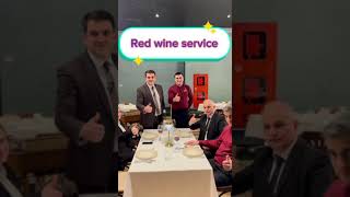 🇬🇧How to serve red wine🇷🇺Как сервировать белое виноazerbaycan wine youtube hotel baku [upl. by Eekram]