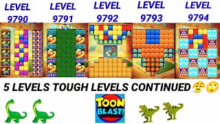 Toon Blast  Levels 97909794 [upl. by Airetahs]