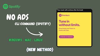 how to remove ADS on SPOTIFY 2024 new working method [upl. by Lrad]