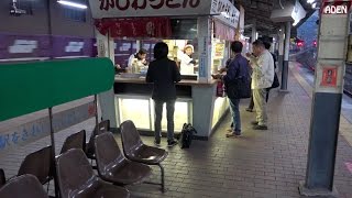 Street Food in Train Station  Japan [upl. by Clardy609]