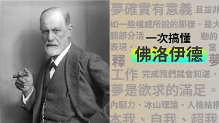 一次搞懂佛洛伊德《夢的解析》｜意識、前意識、潛意識 ｜人格結構之本我、自我、超我 [upl. by Fong]