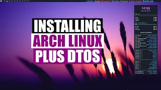 Installing Arch Linux Plus DTOS [upl. by Longwood20]