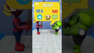 Ladder Run  Spidey and Hulk Fight for SpiderGwens Love shorts [upl. by Etta506]