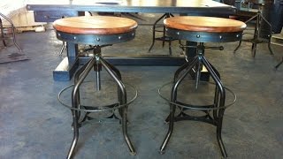 Industrial Bar Stools Counter Height [upl. by Arretal]