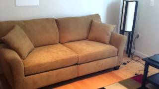 wayfair sofa assembly service video in DC MD VA by Furniture Assembly Experts LLC [upl. by Ajet]